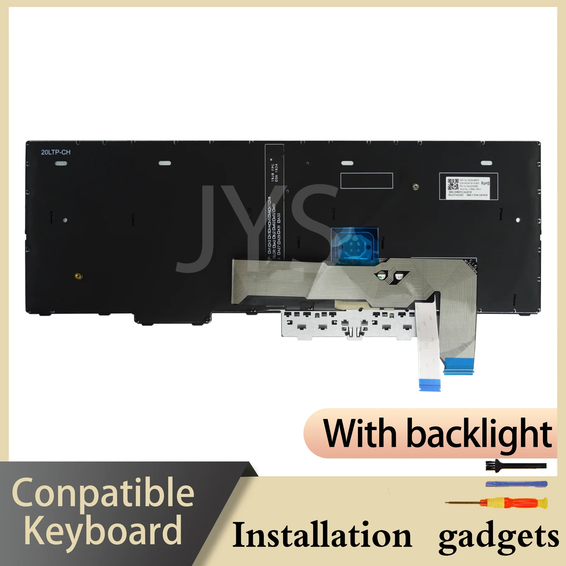 Arabic Belgian Bulgarian Brazil Switzerland Czechoslovak German Dansk for Lenovo ThinkPad L15 Gen1/L15 Gen2 Backlit Keyboard