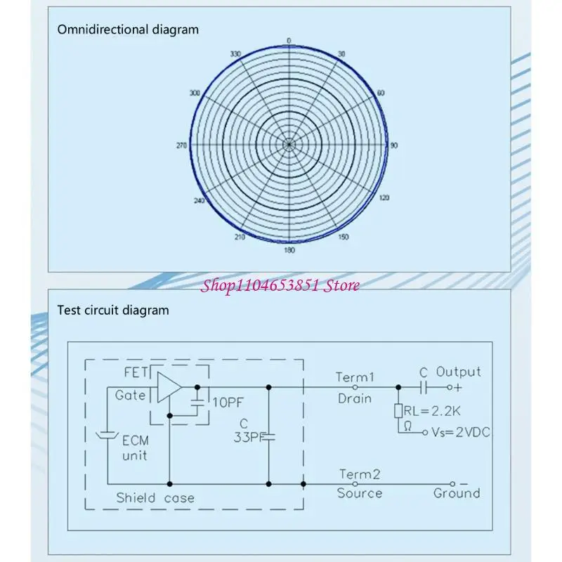 Omnidirectional Electret Condenser Mic Cores Mic Capsules For Clear Sound
