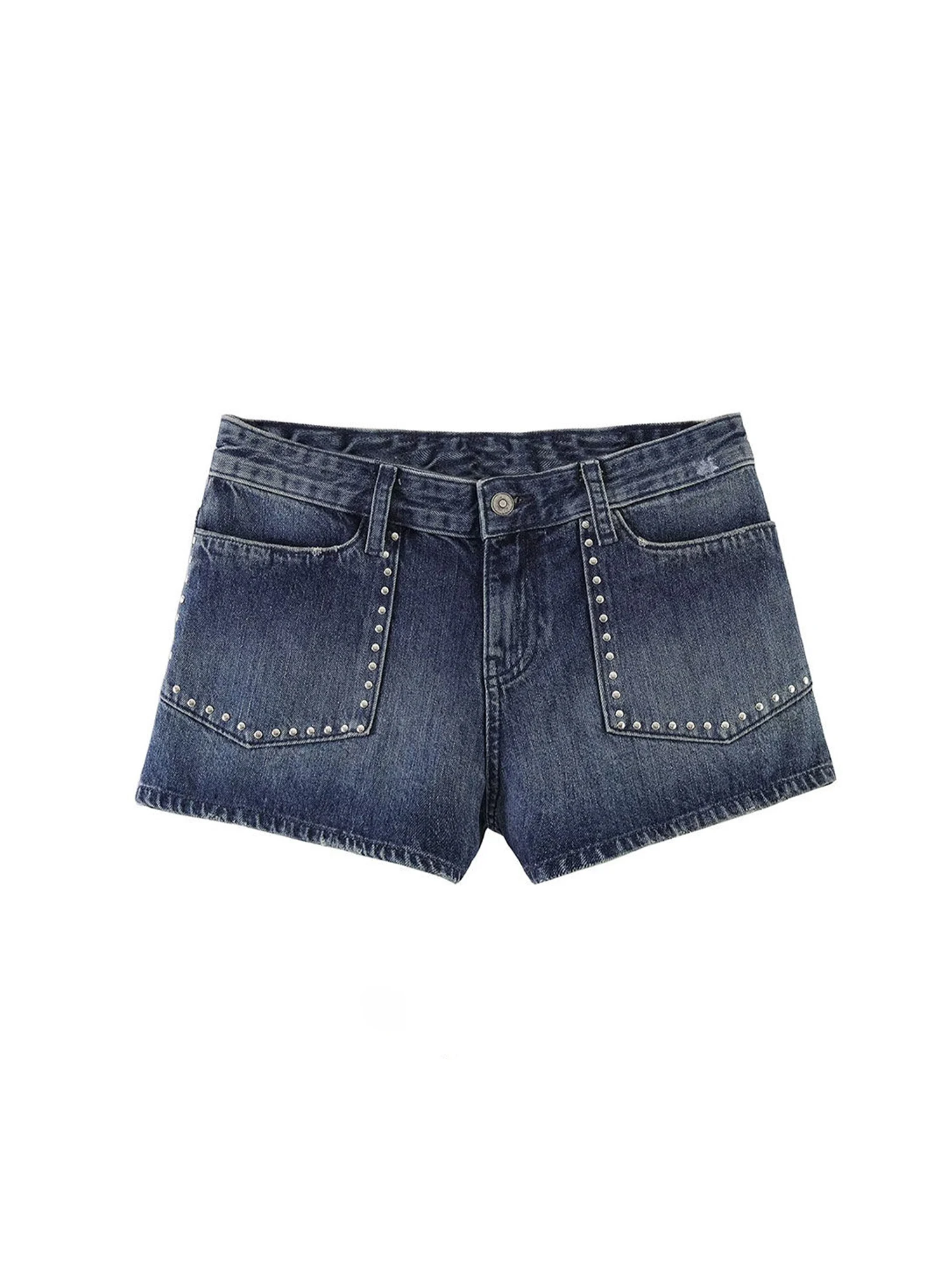 

Women's Blue Denim Shorts Vintage Harajuku 2000s Y2k Gyaru High Waist Micro Cowboy Shorts Hot Jeans Pants Shorts Summer Clothes