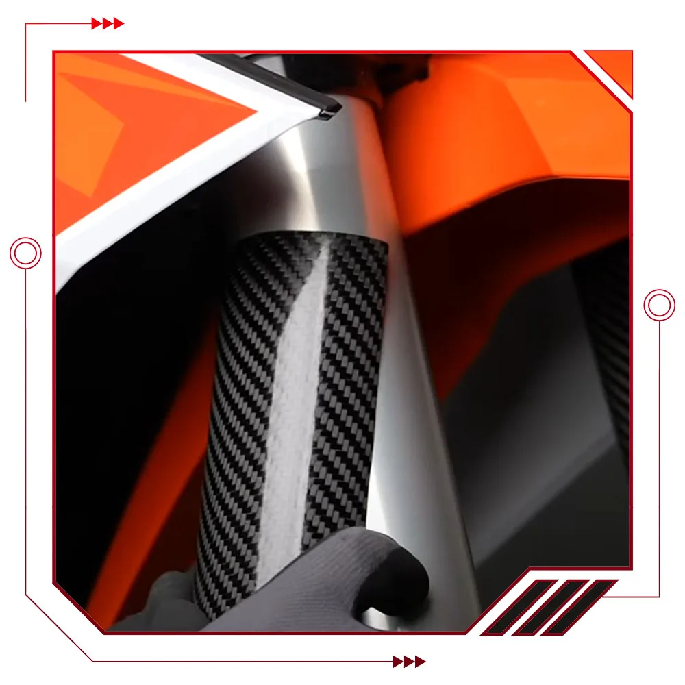 Motorcycle 150-248MM Carbon Fiber Calibre Can Expand Front Fork Shock Guard Protector For SUZUKI RM RM-Z250 RM-Z450 Fairing kit