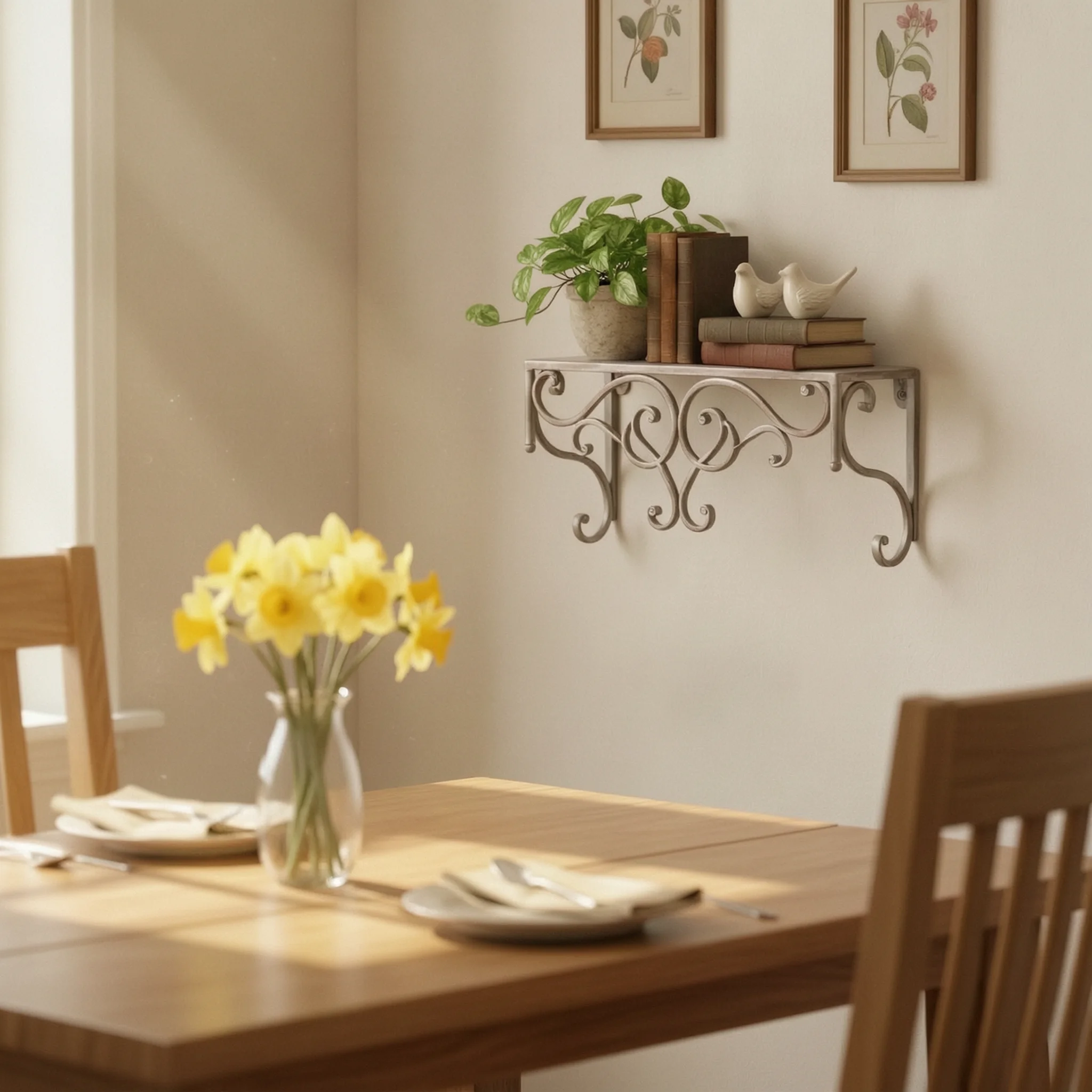Etagere-murale-elegante-avec-supports-meuble-gain-de-place-et-durable-pour-decorateurs-entree-cafe
