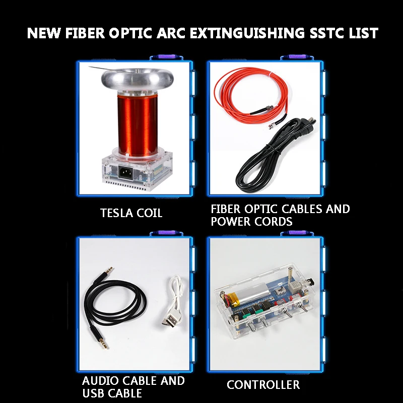 DIY muzyka cewka Tesli Sstc gotowy generator wysokiej częstotliwości zapłon Model Lightning płyta sterownicza