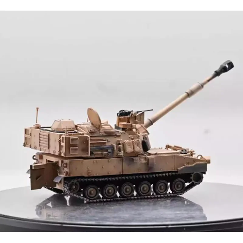 Diecast 1/72 Scale SANRONG Military Tank Model Toy S72025 M109A7 Plastic Tank Model Collection Display Decoration