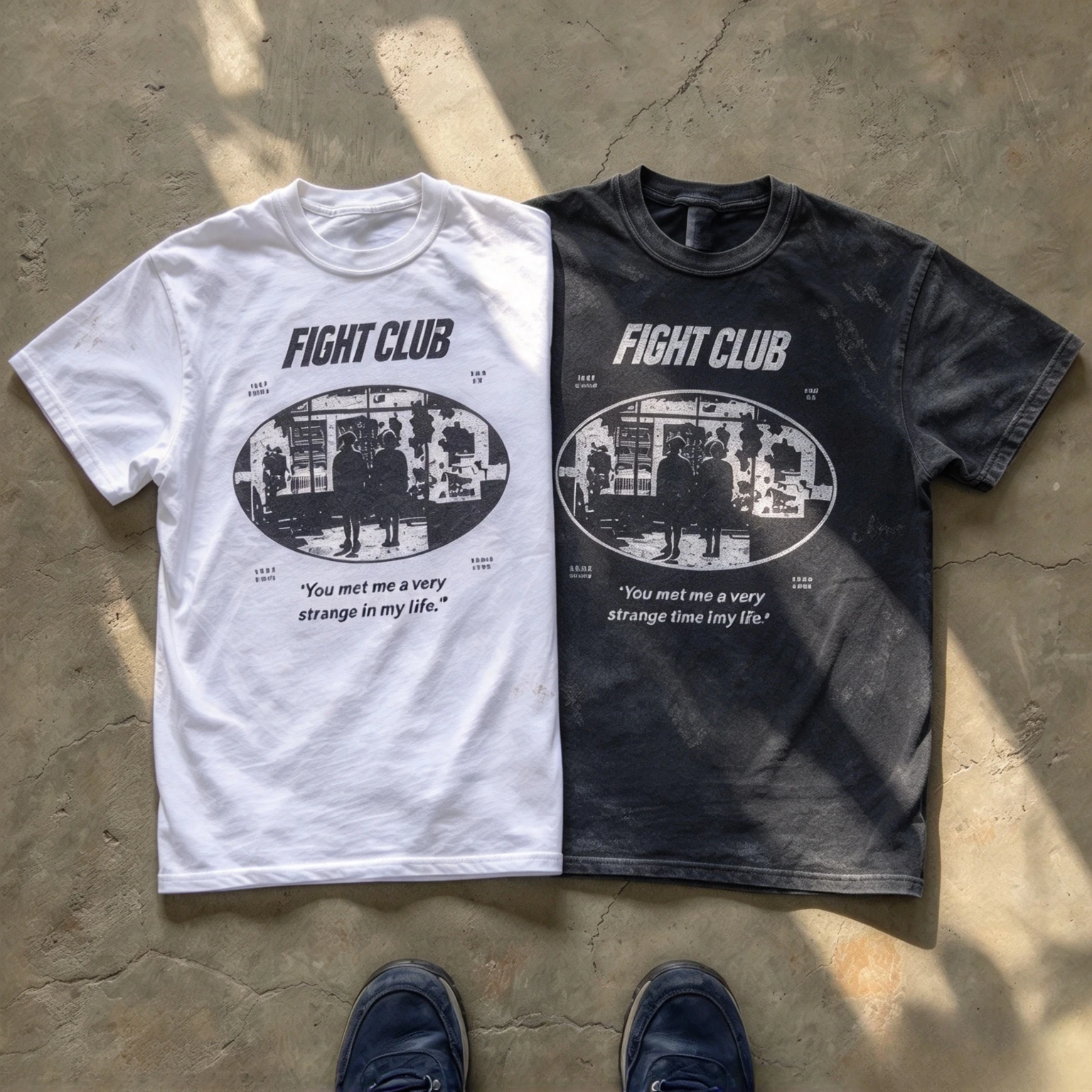 Fight Club Movie T-shirt Men's T-shirt Summer New Casual Unisex Harajuku Style T-shirt 2026 New Spring Summer Cotton T Shirt