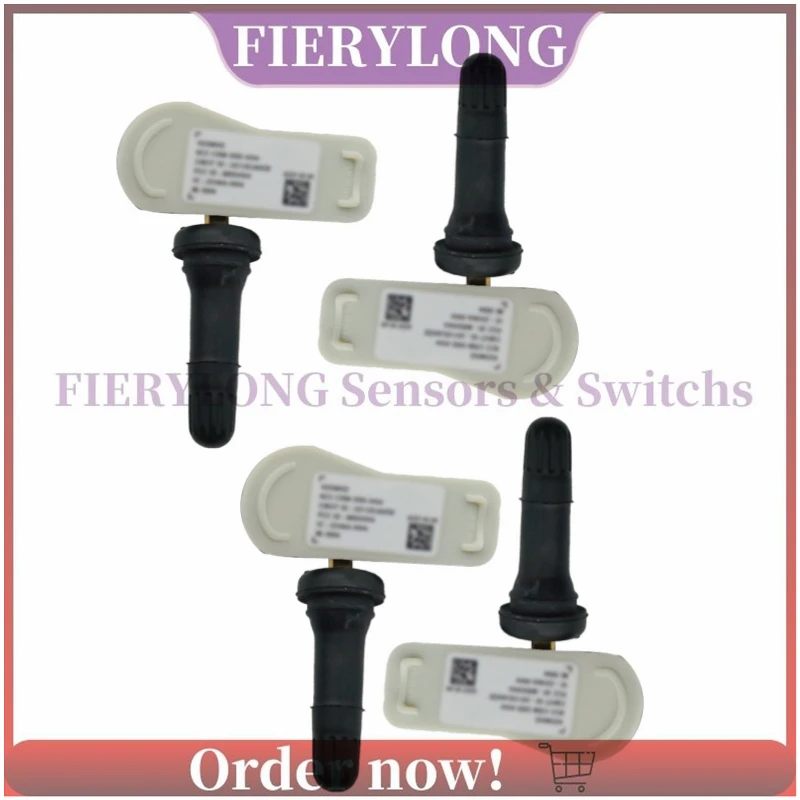 4PCS 52933-B2100 Tire Pressure Monitoring System TPMS Sensor For Kia Sedona Soul Hyundai I10 Picanto Sedona 52933B2100