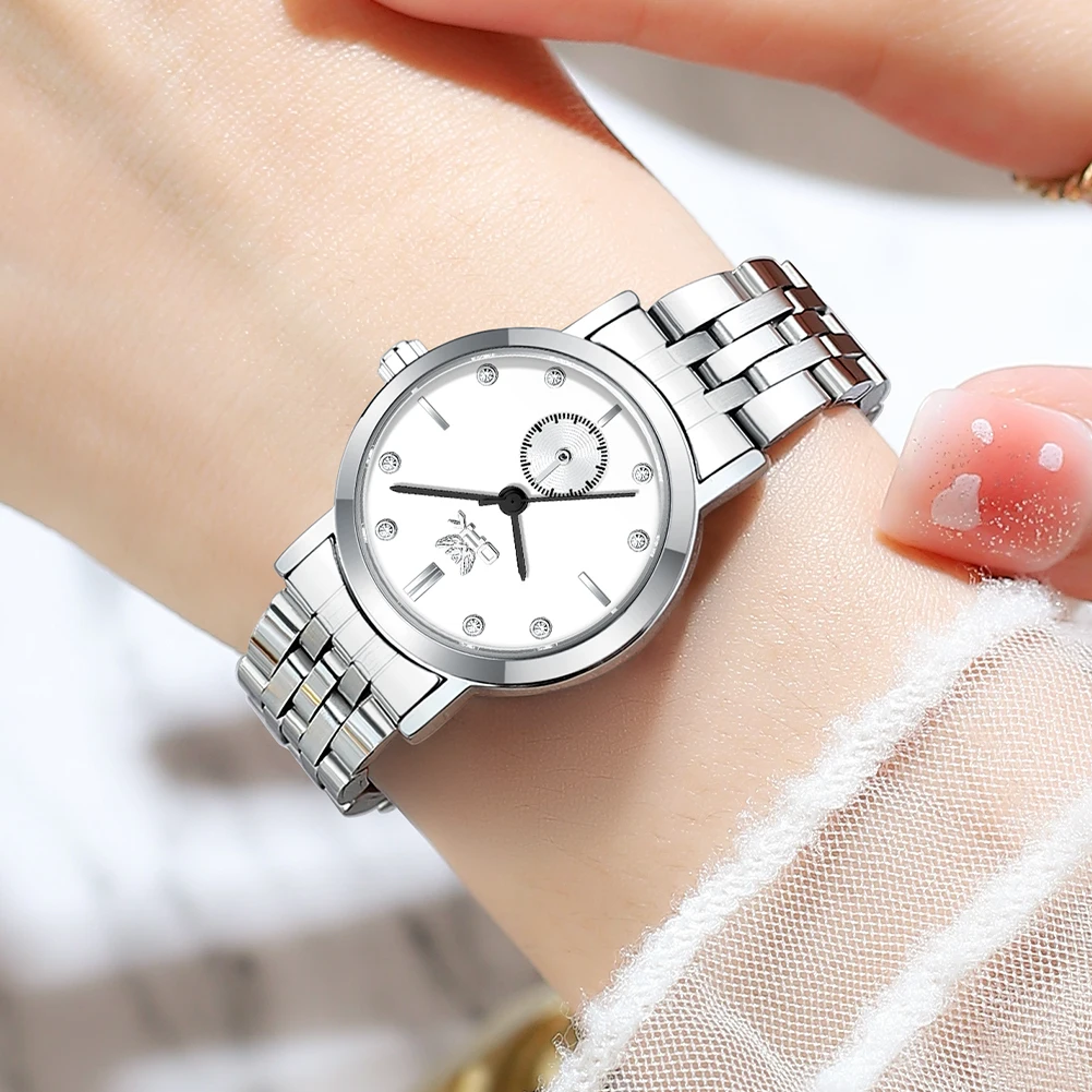 Orologio al quarzo impermeabile da donna di marca OPK 6634