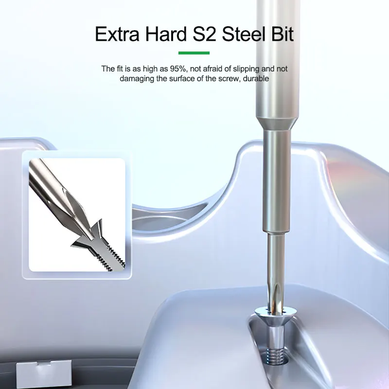 RELIFE RL-724A Torque Screwdriver Set for Mobile Phone Maintenance Strong Magnetic High Precision Repair Dismantling Hand Tool