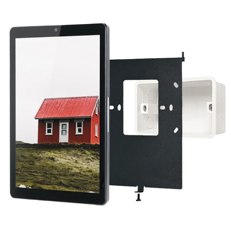 Portworld 8 inch smart home flush mount touch keypad with rs485 for KNX