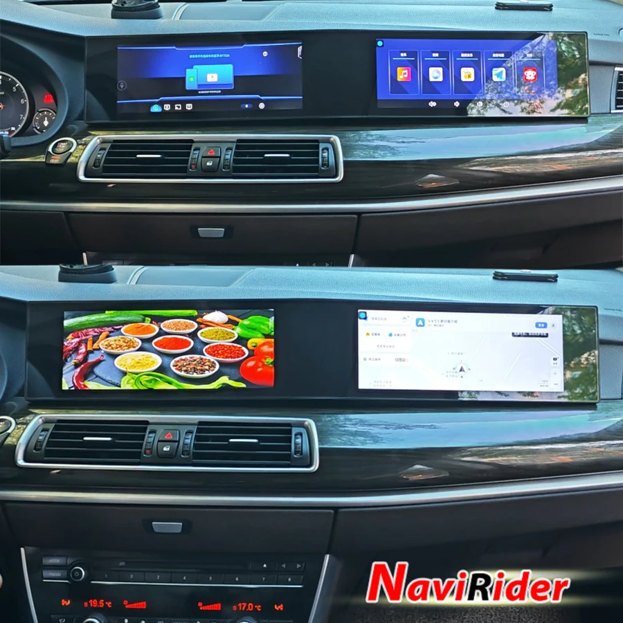 For BMW 5 Series GT F10 F11 2011-2017 CarPlay Screen Car Radio Android Auto Stereo Navigation Multimedia Video Player Head Unit