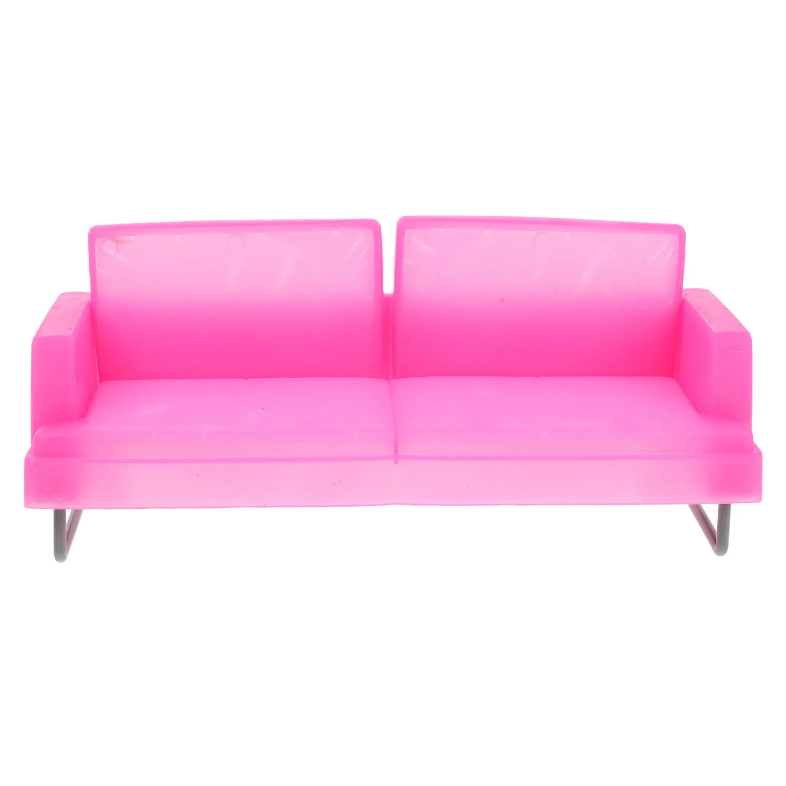 Luxury Pink Princess Sofa Chair Miniature Dollhouse Couch Living Room Decorative Miniature Armchair Furniture Toy Couch