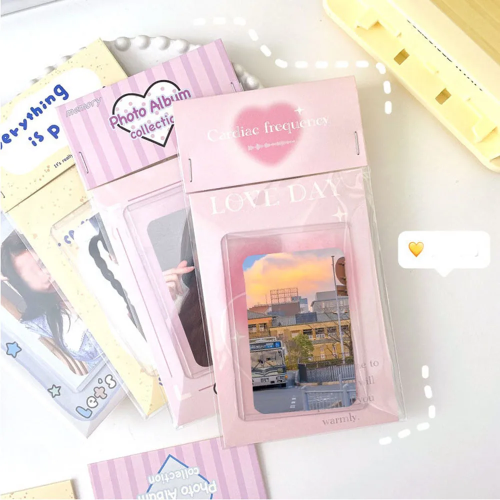 10PCS Paper Card Back Cute Card Protective Packaging Cartoon Card Head DIY Photo Cardboard Back Packaging Gift Decor INS