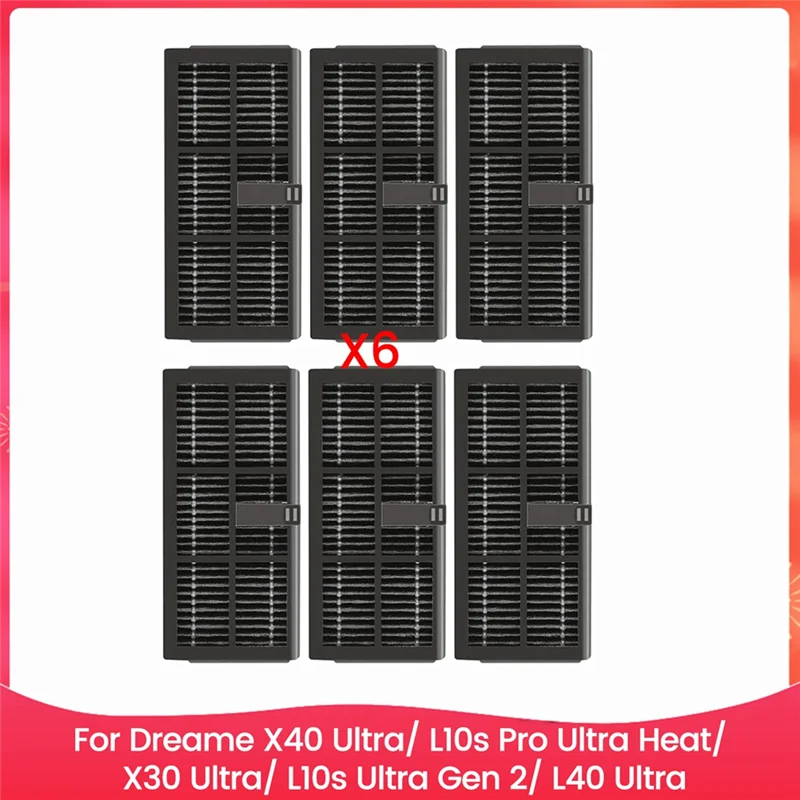 Filtro A02F-HEPA para dreame x40 ultra/l10s pro ultra calor/x30 ultra/l10s ultra gen 2/l40 ultra robô vácuo filtros