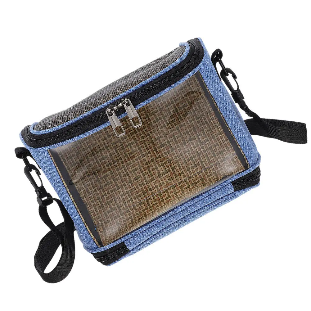 

1pc Pet Outdoor Case For Hamster Chinchilla Hedgehog Travel Bag Clear Window Durable Small Animal Carrier Portable Cage