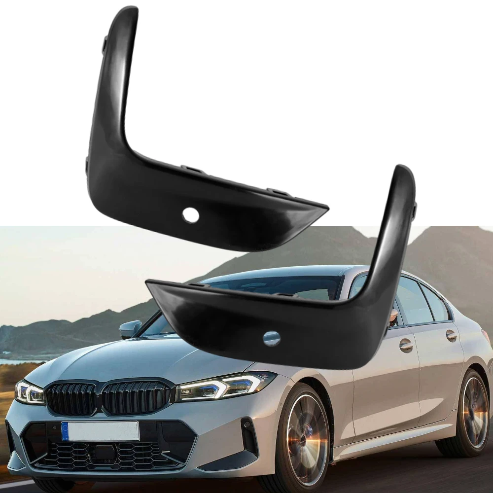

2Pcs Left & Right Side Fog Grille Trims For BMW 330e BMW 330i 51118089208 51118089207 BM1039215 BM1038215 Black Car Accessories