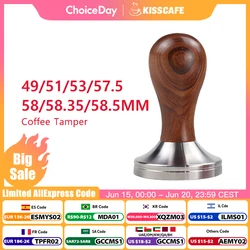 커피 탬퍼 51mm 53mm 58.5mm Delonghi Breville Portafilter 스테인레스 스틸 에스프레소 Macker 액세서리 Barista Tool Goods