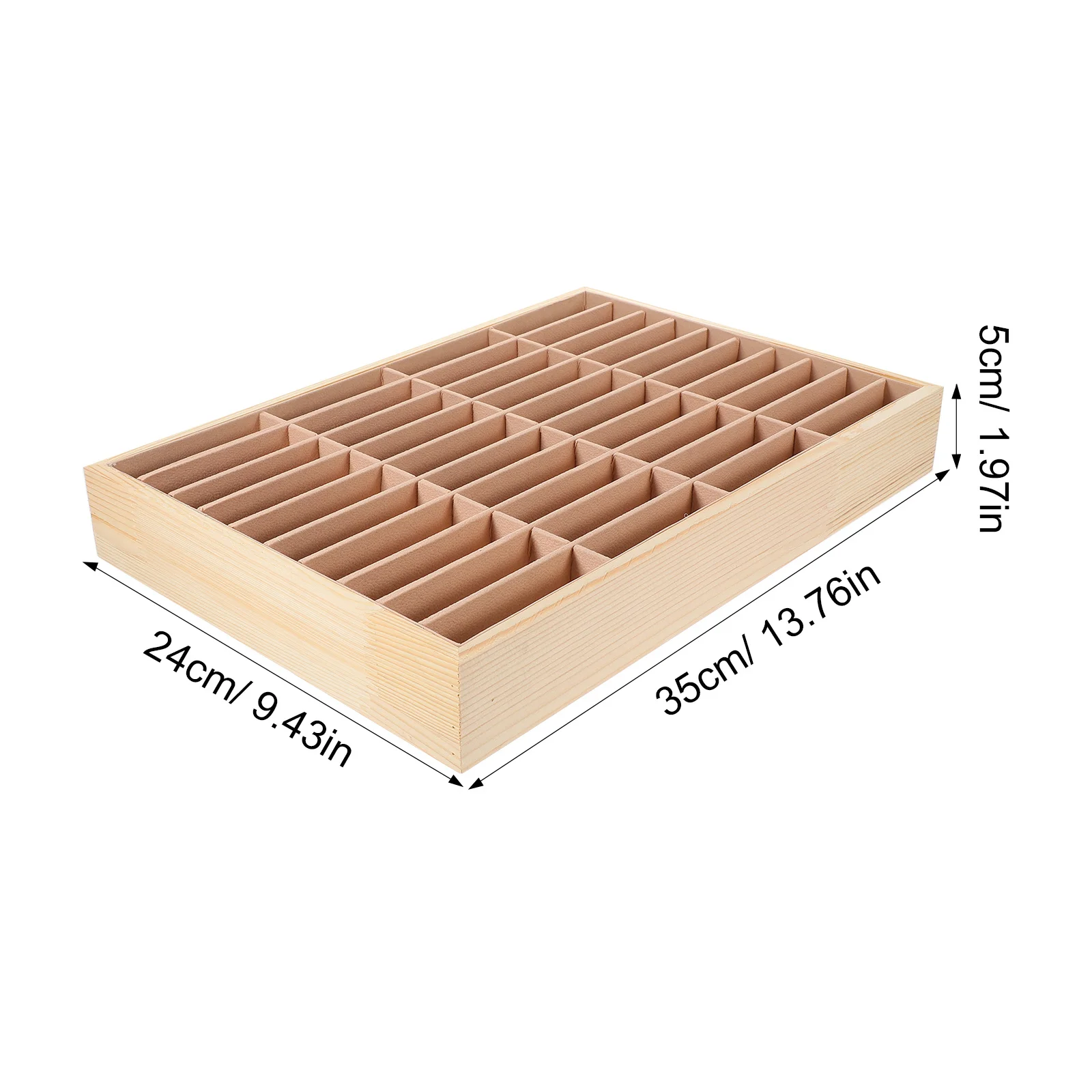 Kreative Holz Multi-Grid Schmuck Tablett Organizer Ringe Ohrringe Halsketten Armbänder Schlüssel Lagerung Display Home Desktop Kommode