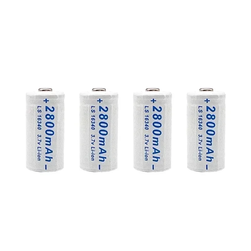 CR123A DL123A el123ap K123 5018lc Ls 16340 batterij 3,7 V 2800 mAh veiligheidscamera oplaadbare Li-ion batterij met L70 Plus oplader