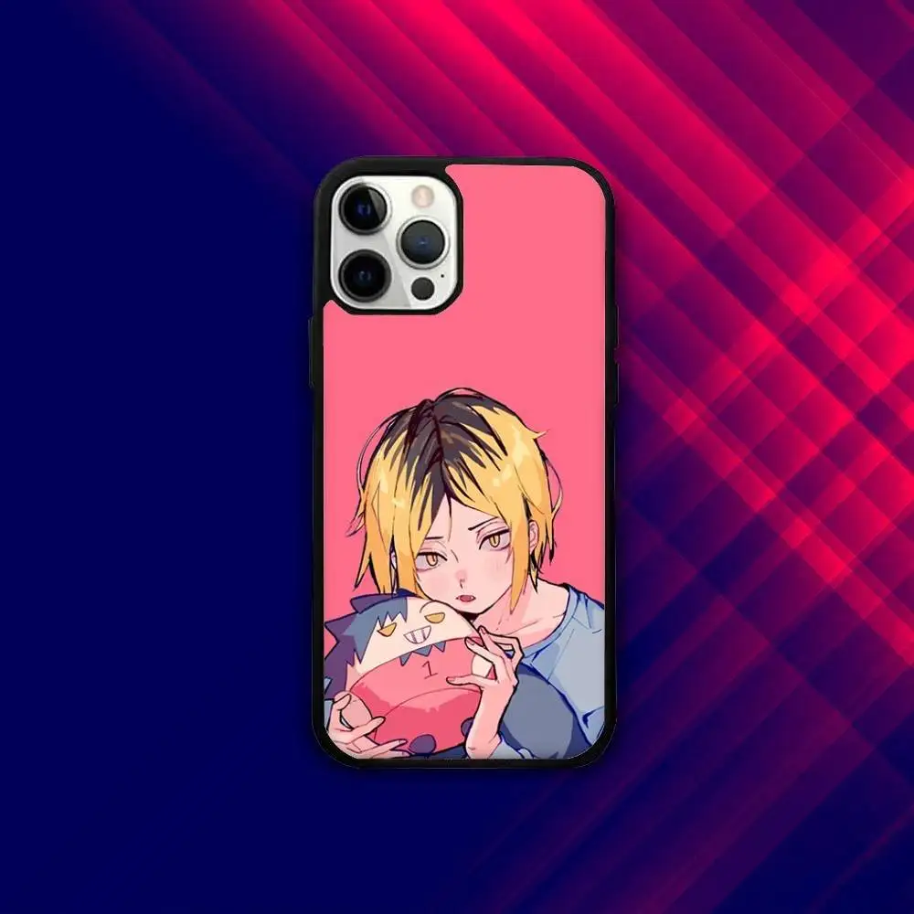 Anime H-Haikyuu Nekoma Phone Case For iPhone 16e,16,15,14,13,12,11,Plus,Pro,Max,Mini Magsafe Magnetic Wireless Charging