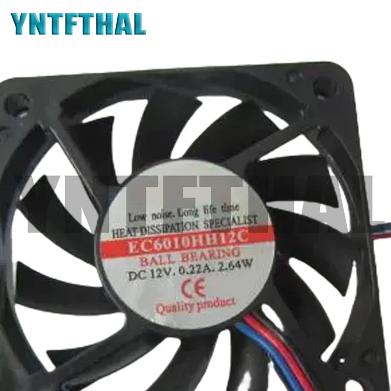 

Новый трехлинейный охлаждающий вентилятор EC6010HH12C DC12V 0.22A 2,64 W