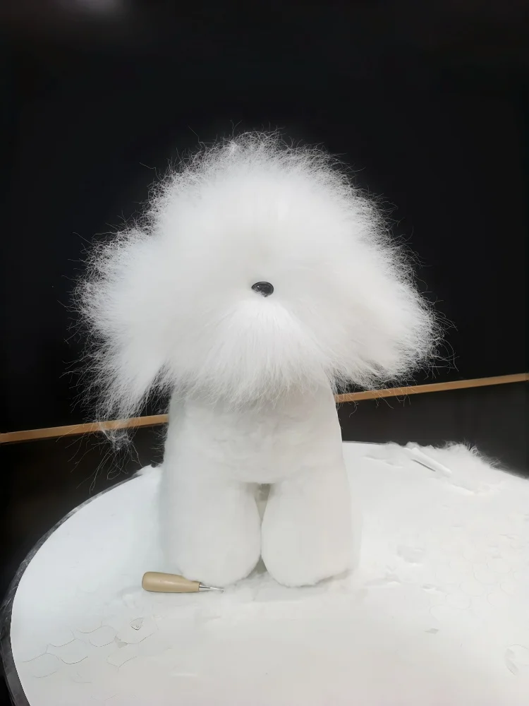 Tête de mannequin professionnelle pour toilettage canin et entraînement pratique de coiffure pour débutants