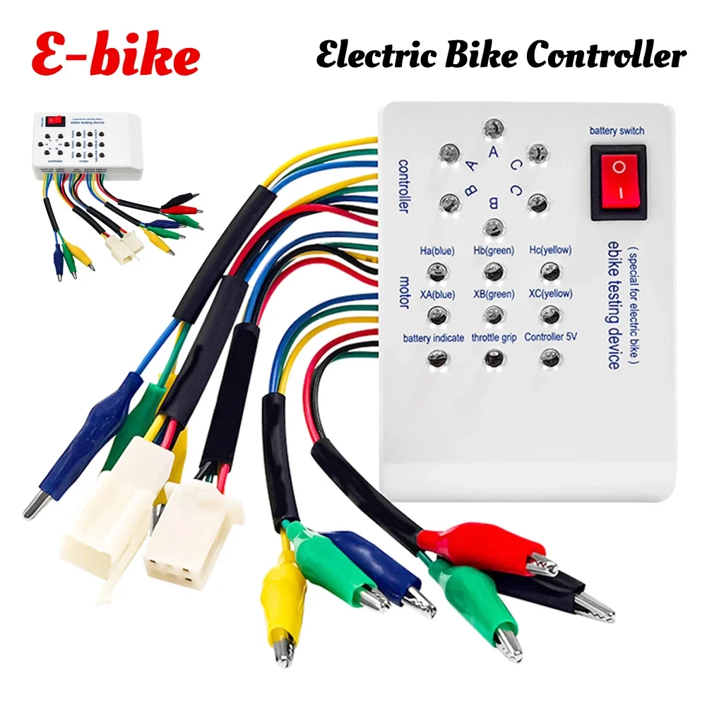 Electric Bike Controller Tester E-bike Scooter Brushless Controller Motor Controller Change Braking Direction Accessories Parts