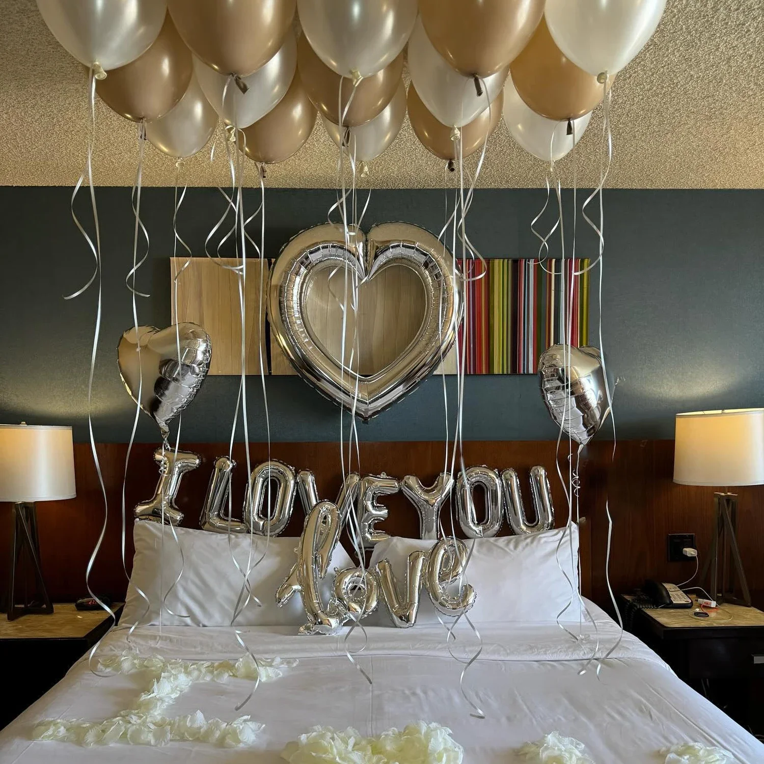 16 Zoll „I Love You“ Buchstabenbanner, große Liebesdekorationsballons für Hochzeitssaison, Verlobung, Brautgeschenk, Muttertag – Detail 8