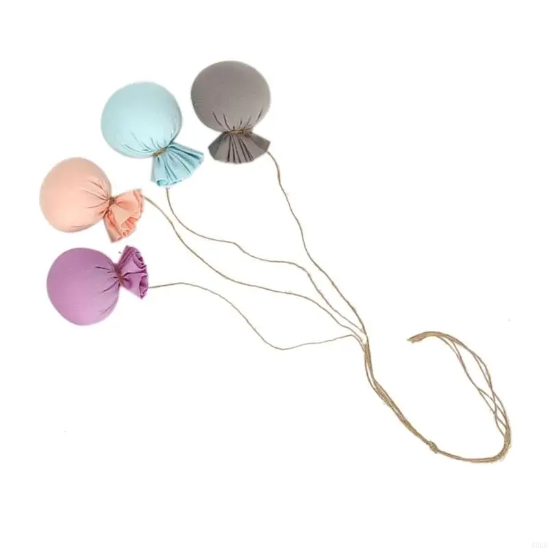 Q0KB Baby Photography Props Colorful Balloon Set Photo Background Props Newborn Photostudio Backdrop Posing Props Accessories