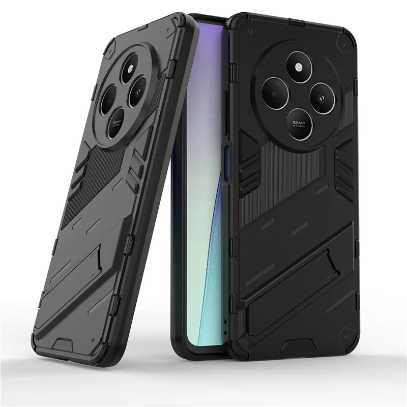 For Xiaomi Redmi 14C Case Redmi 14C 4G Cover Punk Style Holder Bumper Shield Protective Phone Cases For Xiaomi Redmi 14C Funda