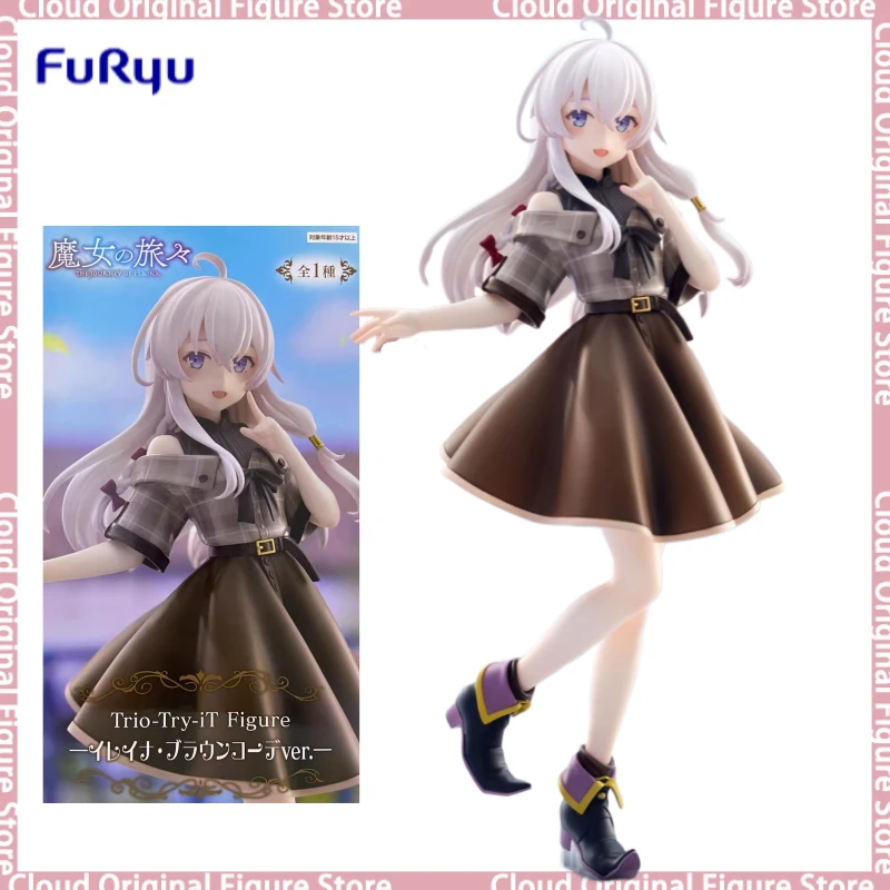 

In Stock Original FuRyu Trio-Try-iT Wandering Witch: The Journey Of Elaina Elaina With Brown Dress PVC Action Figures Model