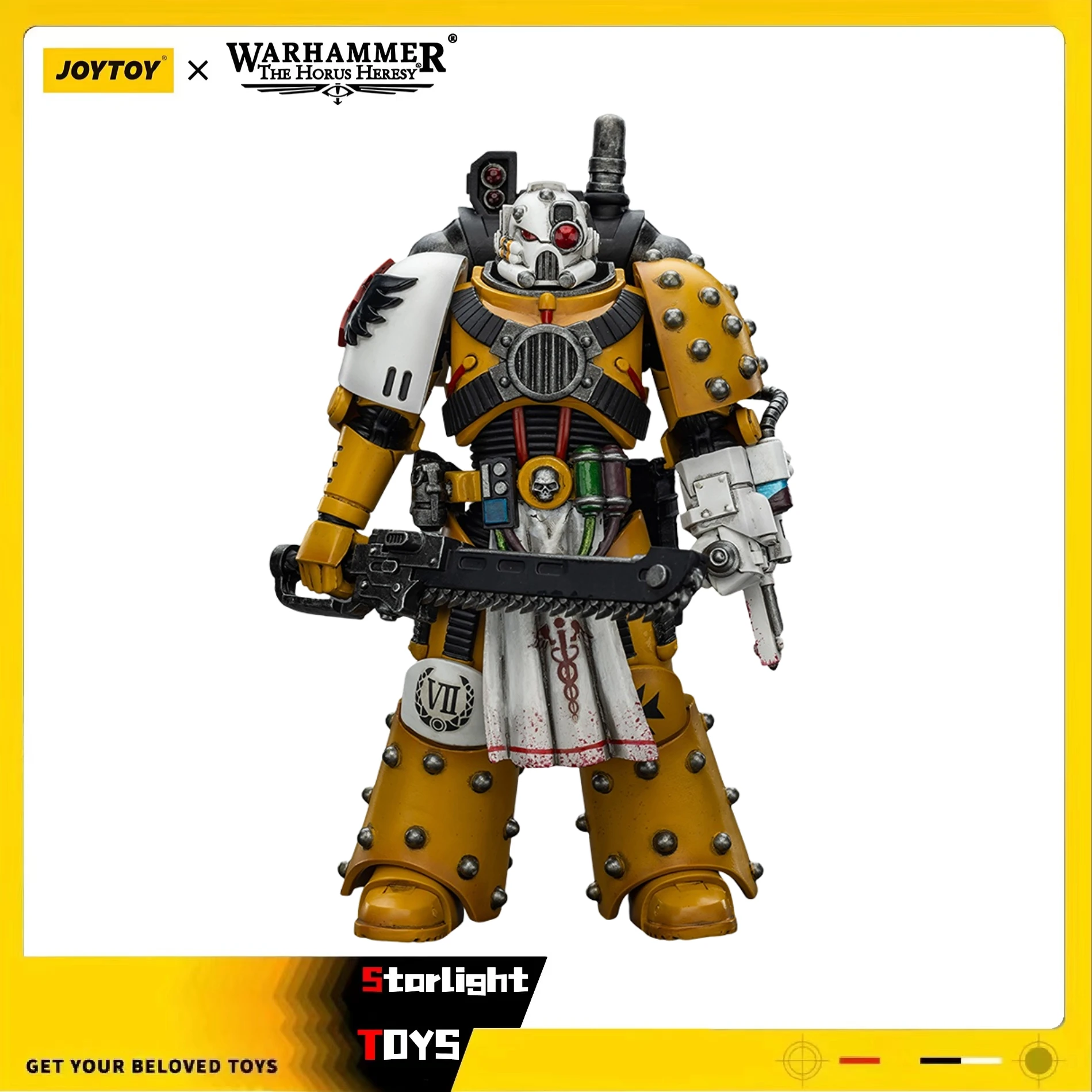 

JOYTOY Warhammer 40K Imperial Fists Legion Apothecary 1/18 Action Figure