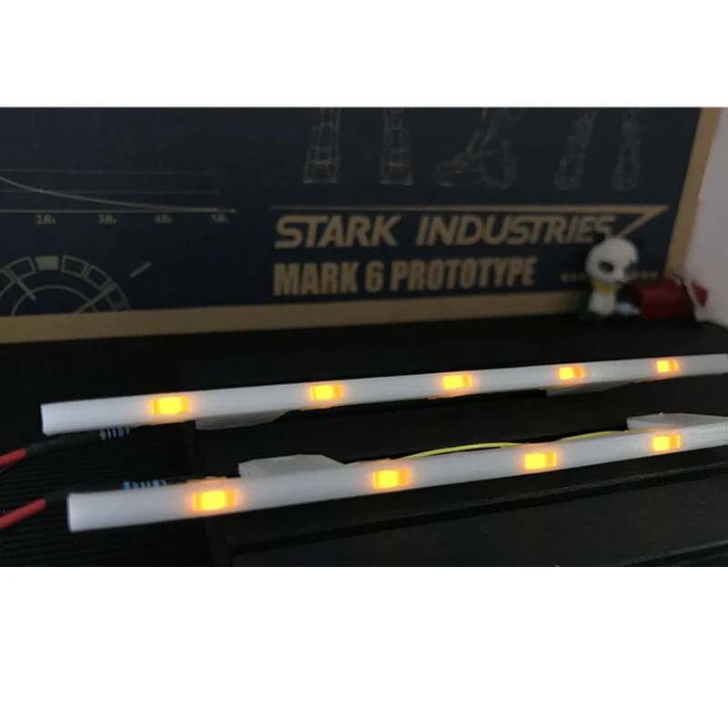 LED Light Side Skirt Lights Side Lamp Parts for 1/14 Tamiya RC Truck Tipper SCANIA 770S 56368 VOLVO ACTROS AROCS MAN