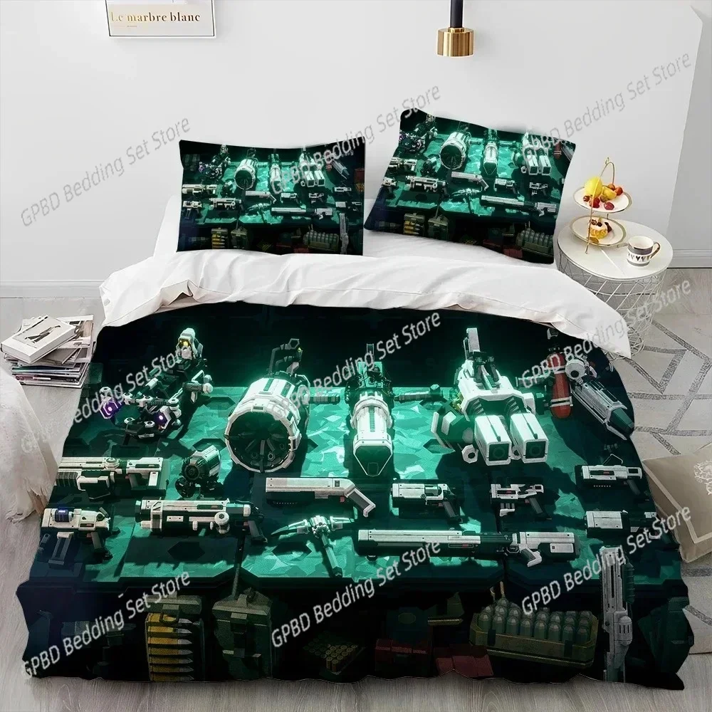 

3D Print Deep Rock Galactic Game DRG Comfortable Duvet Cover Pillowcase Bedding Set Children Bedroom Decoration Home Textile