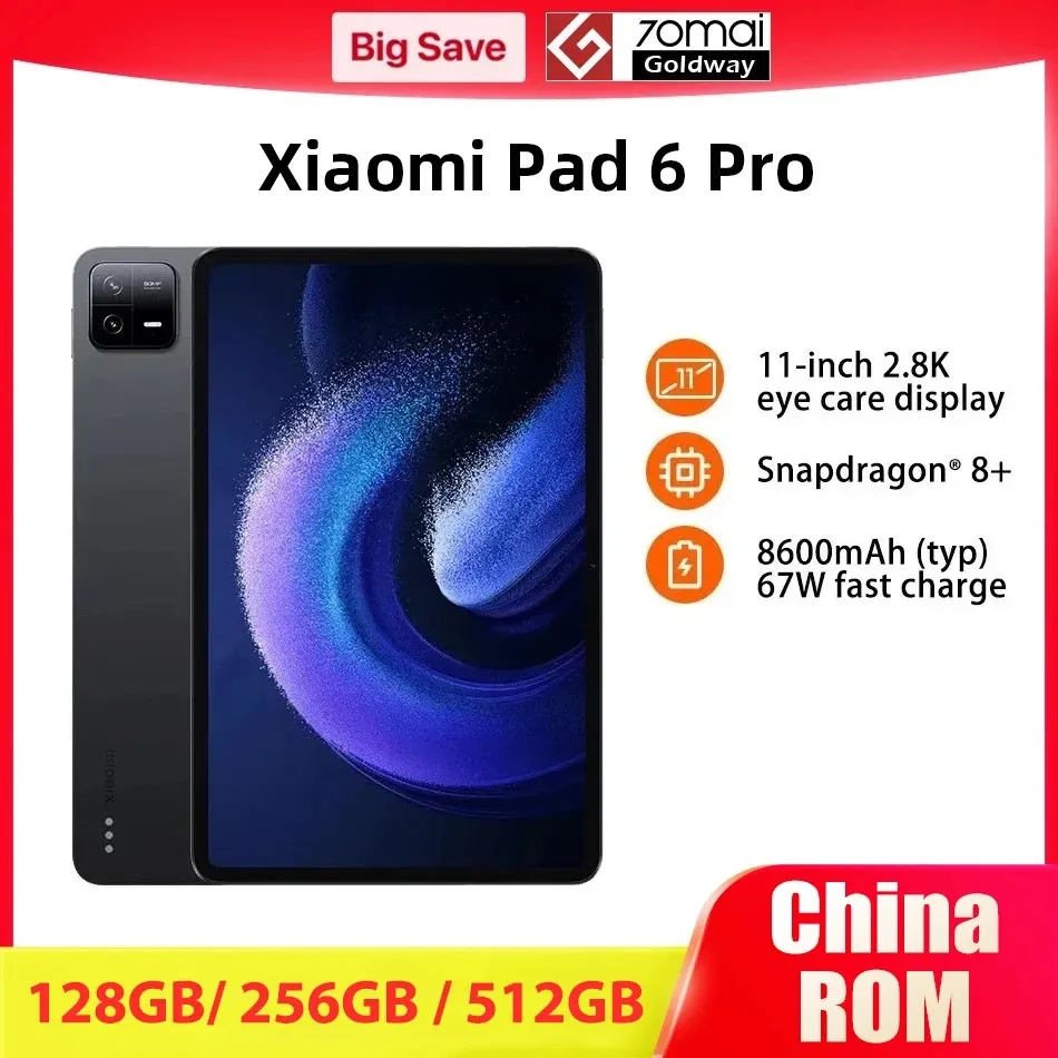 Xiaomi Mi Pad 6 Pro Snapdragon 8+ Gen 1 Octa Core 11