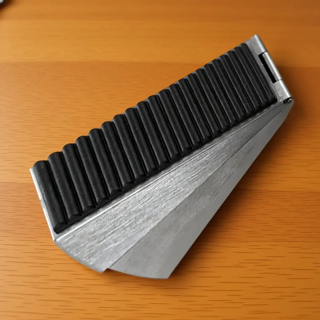 

Sturdy Door Stopper Security Wedge Stopper for Bottom of Door Prevents Slamming Protects Walls Floors Easy to Use No Tools