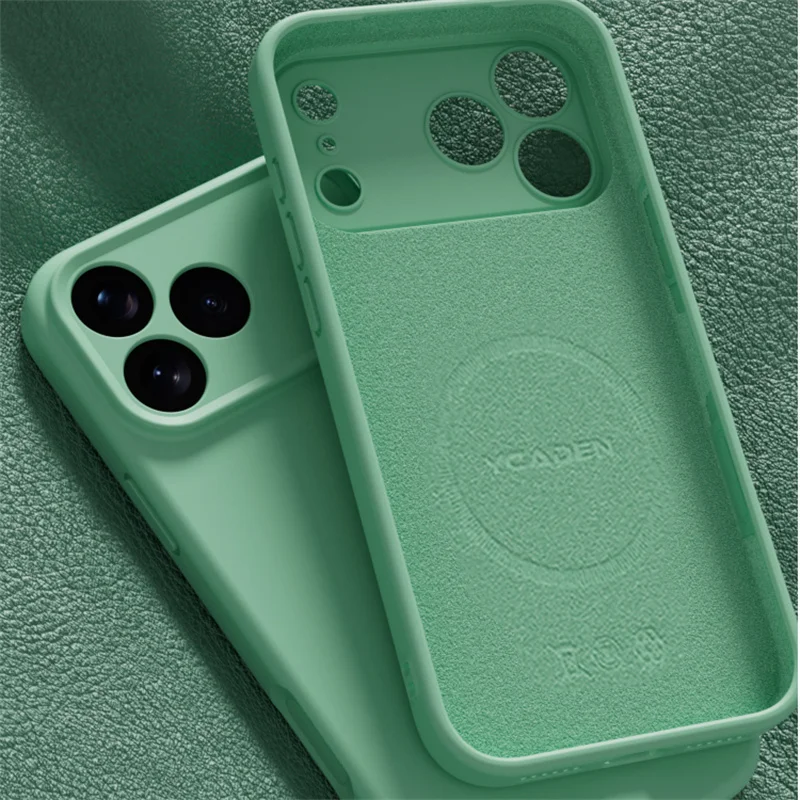 Funda magnética de silicona líquida original en oferta para iPhone 17 16 Pro Max 16 Plus 17 Air, para carga inalámbrica Magsafe 4