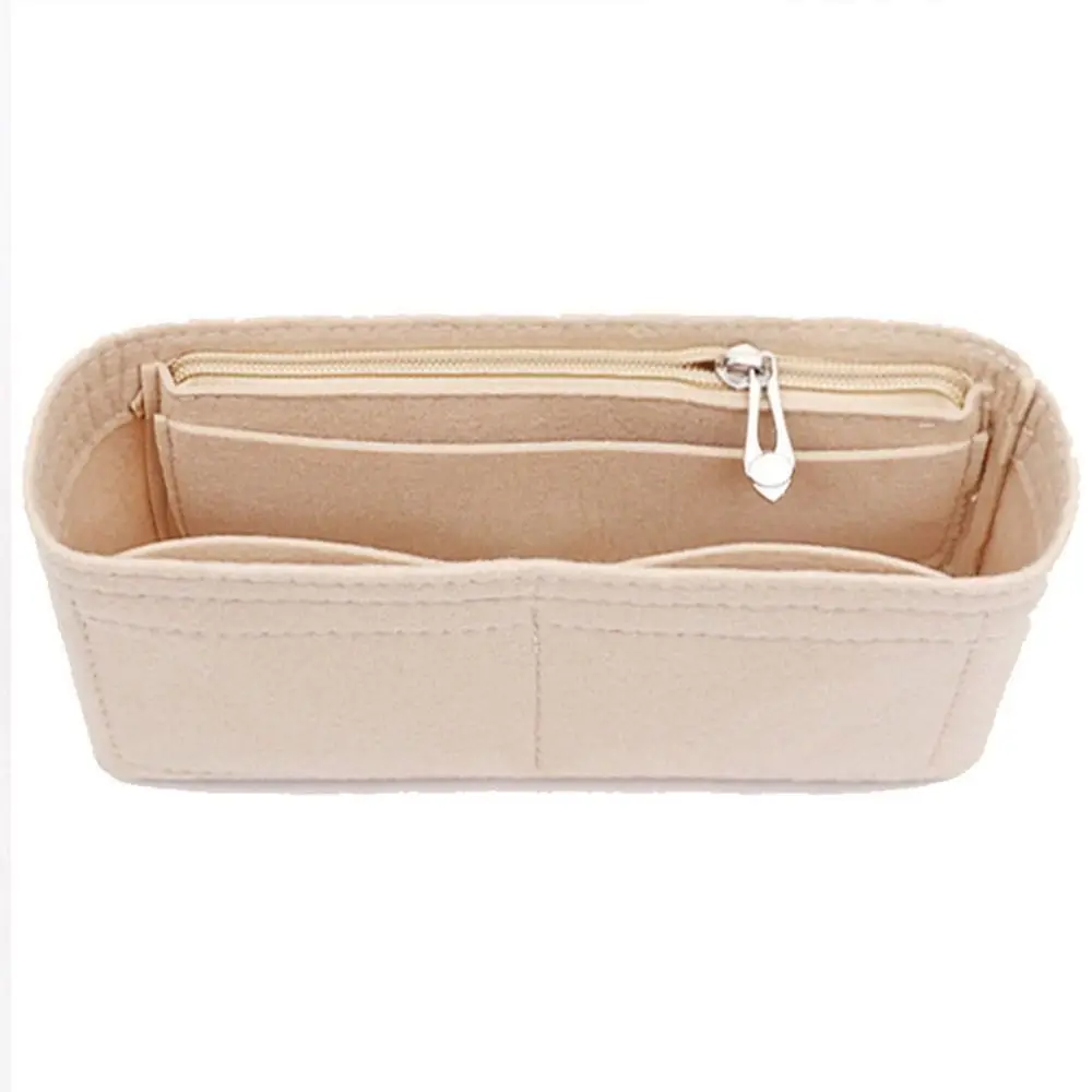 Portable Organizer Pouch Handbag Insert Bag Inner Bag Felt Insert Bag Purse Liner