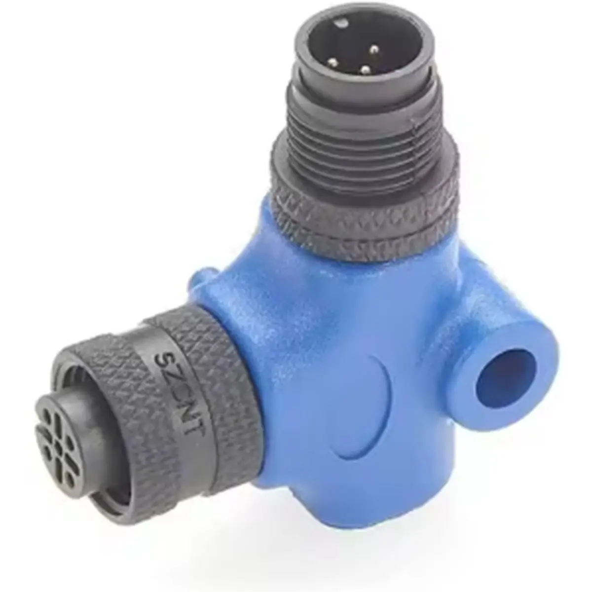L70A NMEA 2000 Terminators L Type Right Angle Connector for Male 5 Pin to Female 5 Pin Marine NMEA 2000 Network Adapter
