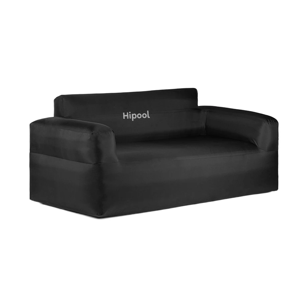 Hipool Inflatable furniture, 2 in 1 Inflatable Pull Out Sofa and Queen Size Air Bed Mattress