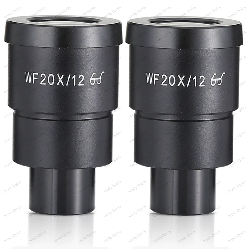 WF20X/12mm WF20X Weitfeld Okulare Durchmesser 30mm Montieren Mikroskop Zubehör Für Binokular Trinokular Stereo Mikroskop