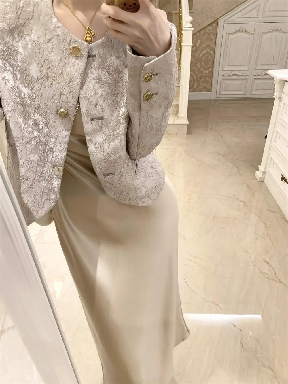 Jesienny Francuski Vintage Elegancki Zestaw Dwuczęściowy Damski Estetyka Lat 2000 Wyszczuplający Krój Długa Sukienka Zestaw Retro Chic Ubrania Biurowe dla Kobiet