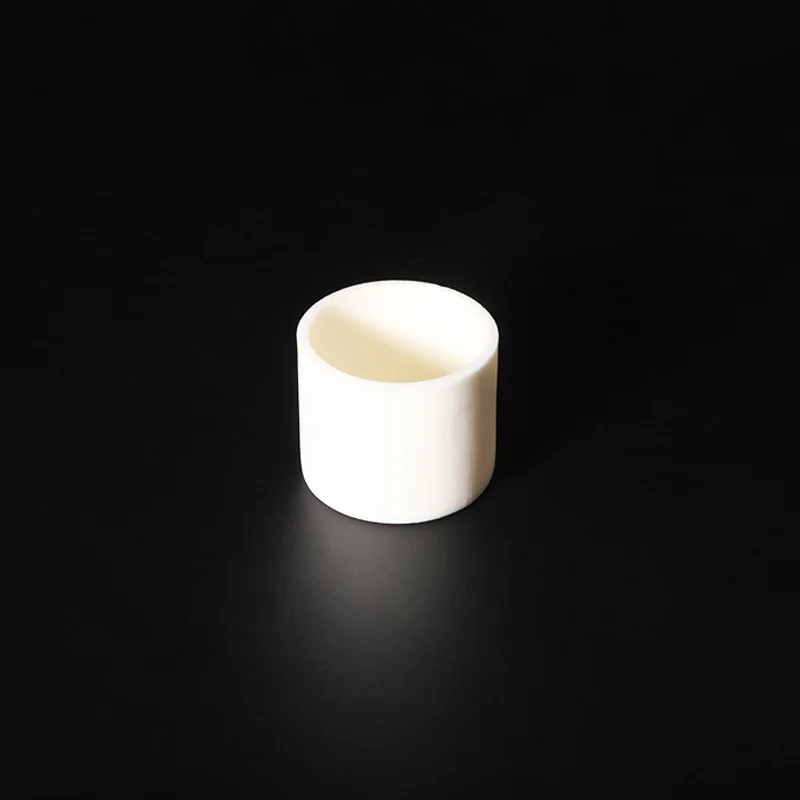 5ml-1000ml Lab Cylindrical Corundum Crucible 99% Alumina Ash Crucible High Temperature Resistance 1600 Degrees