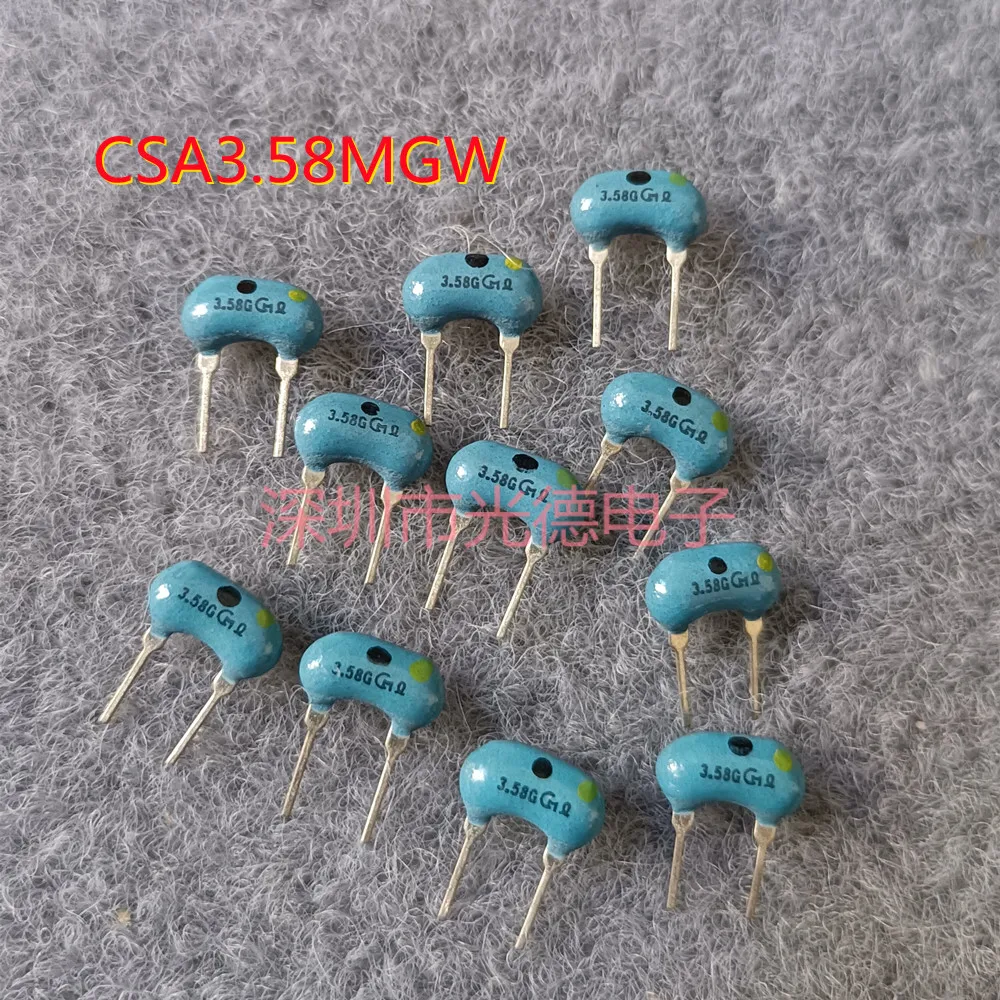 50pcs/ 3.58M Murata ceramic crystal CSALA3M58G55-B0 CSA3.58MG040 3.58M in-line 2-pin