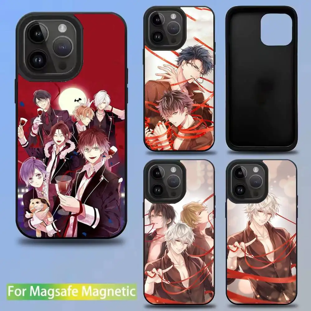 

D-Diabolik Lovers Phone Case For iPhone 17,16,15,14,13,12,11,Pro,Max,Plus,Mini,SE New Magsafe Magnetic Wireless Charging