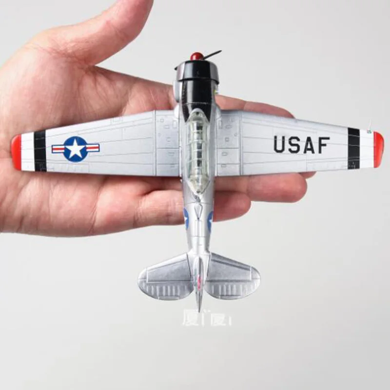 Diecast  1/72 scale WWII America 1953 T6 LT-6G Texan Fighter Navy Army Fighter Model Aircraft Airplane Alloy Toys Collection