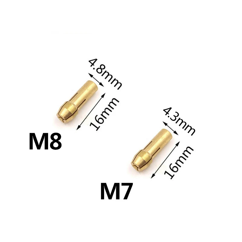 Mini Bohrfutter Adapter 0,5mm-3,2mm Dremel Mini Bohrfutter Spannfutter Adapter Micro Collet Messing Für Power dreh Werkzeug