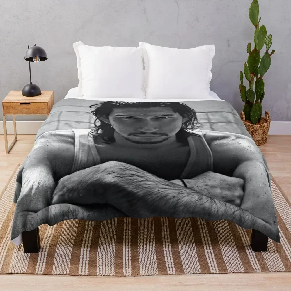 

Adam Driver Throw Blanket Elegant Warm Throw Blanket for Hotel Home