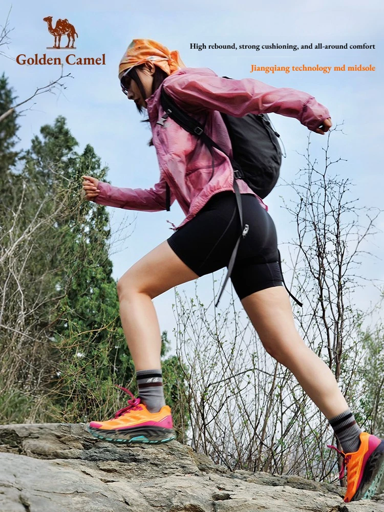 Golden Camel Outdoor Runing Shoes for Men Women 2026 New Spring Lightweight Anti-slip Wear-Resistant Training Jogging Sneakers