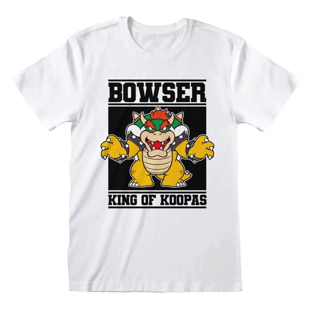 

Bowser King of Koopas Clothing, Pattern Printing Summer Luxury Brand Cotton Men's and Women's T-shirts Short Sleeves
