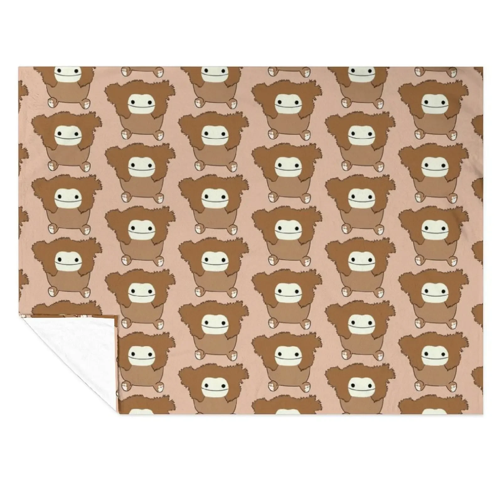 

Benny the Bigfoot Squish Throw Blanket Thermals For Travel Camping Cute Warm Blankets