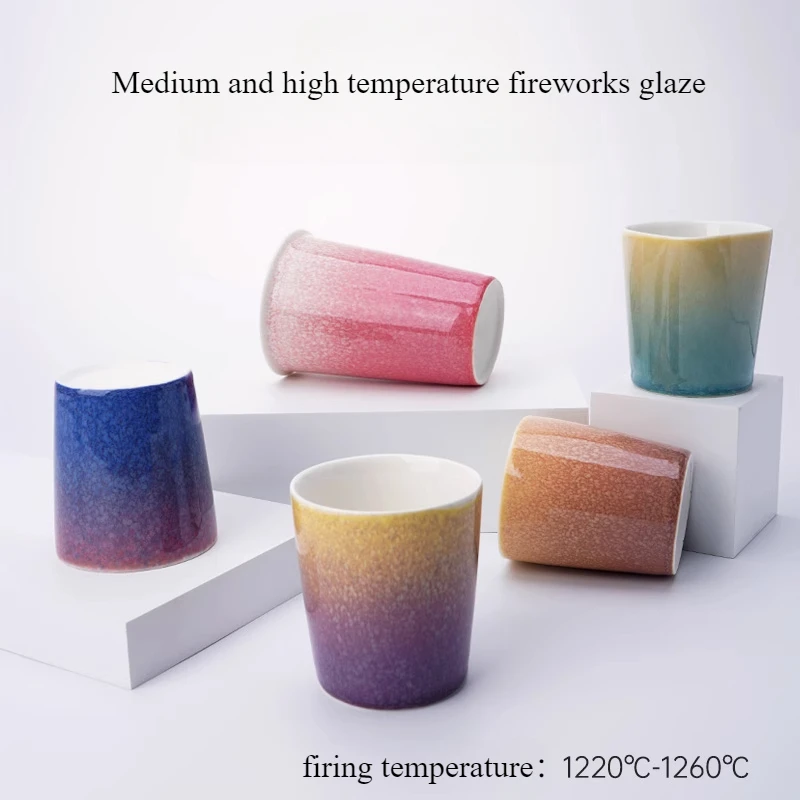 

300 мл художественная краска с фейерверком и глазурью — среднетемпературная глазурь на водной основе для художников, начинающих, любителей керамики